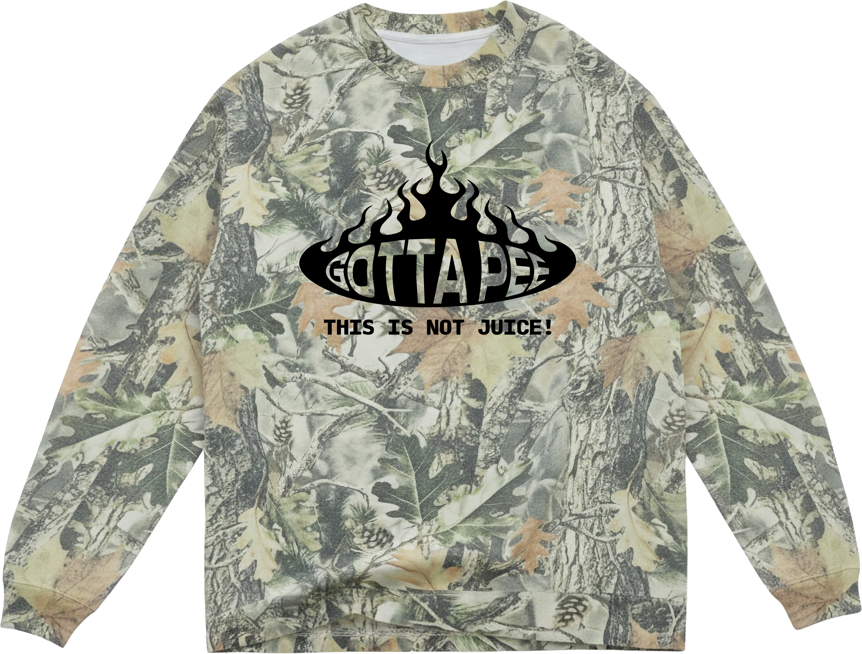 This Is Not Juice! Unisex Heavy Camo LS