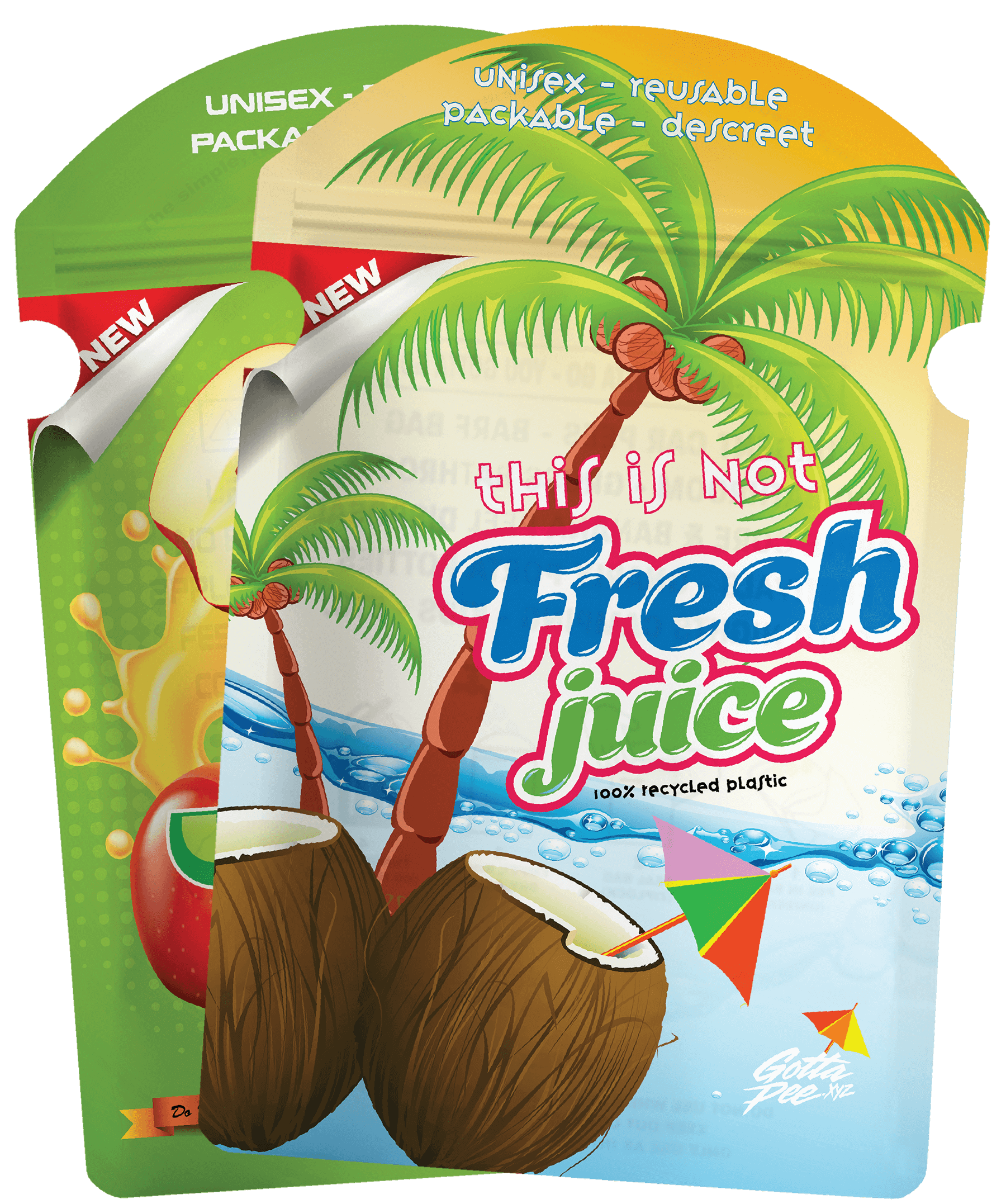 Mixed Pee Bag - 2 Pack